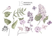 Lilac Seamless Pattern And Graphic, a Pattern Graphic by Madebyia (Thumbnail 14 of 16)