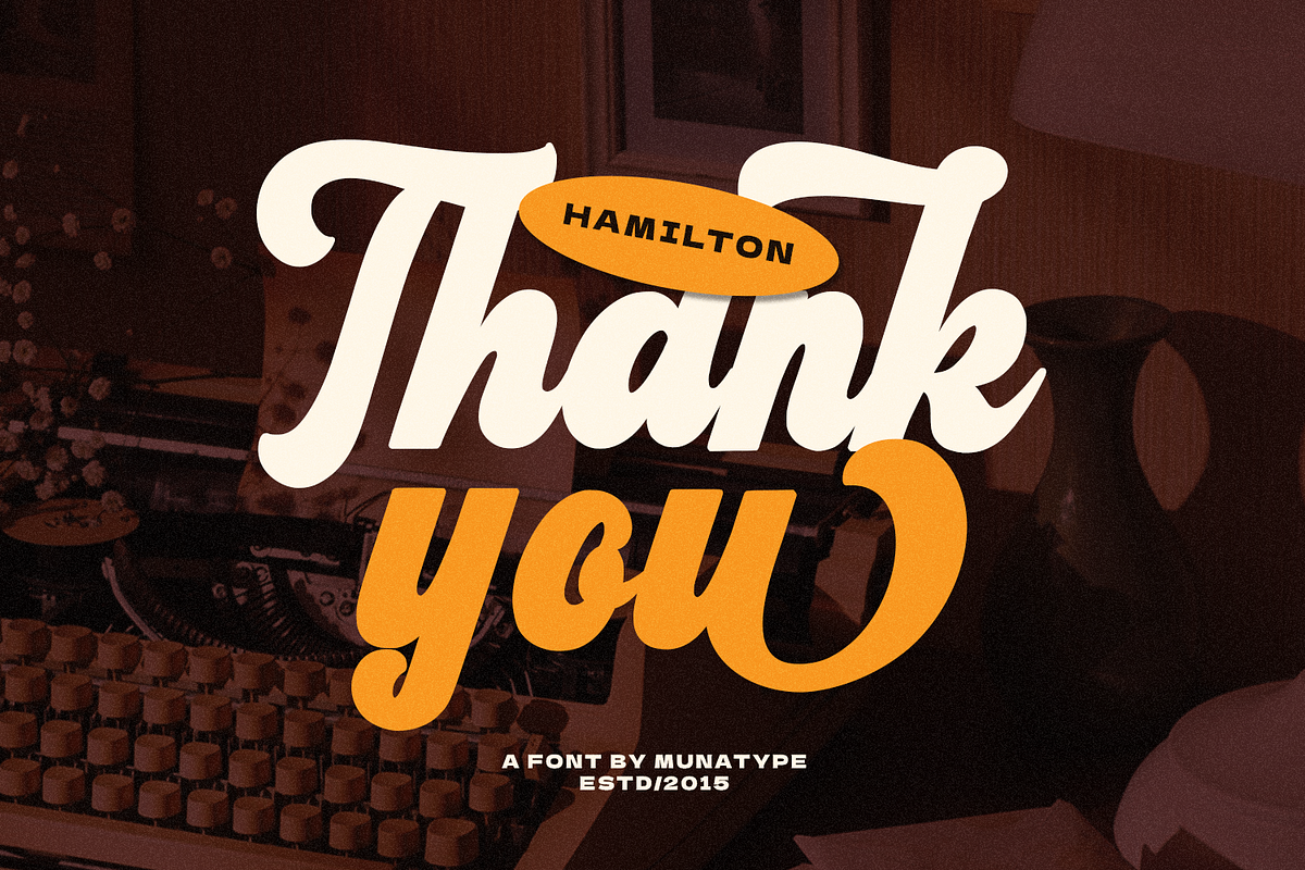 Hamilton - Bold Script Font, a Script Font by Mozatype (Photo 10 of 10)