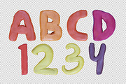 Color Plasticine Font, a Font by Handmadefont (Thumbnail 9 of 9)
