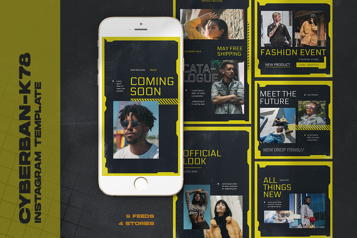 Bundle Streetwear Instagram Template, a Social Media Template by Azruca (Photo 19 of 26)