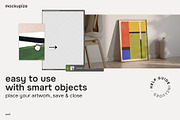 DIN A Wall Leaning Frame Mockup, a Household Mockup by mockupize (Thumbnail 3 of 7)