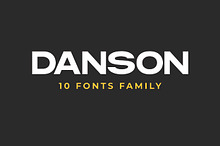 Danson Modern Logo Font Family
