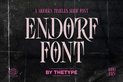 ENDORF | FONT, a Serif Font by The_Type (Thumbnail 1 of 12)