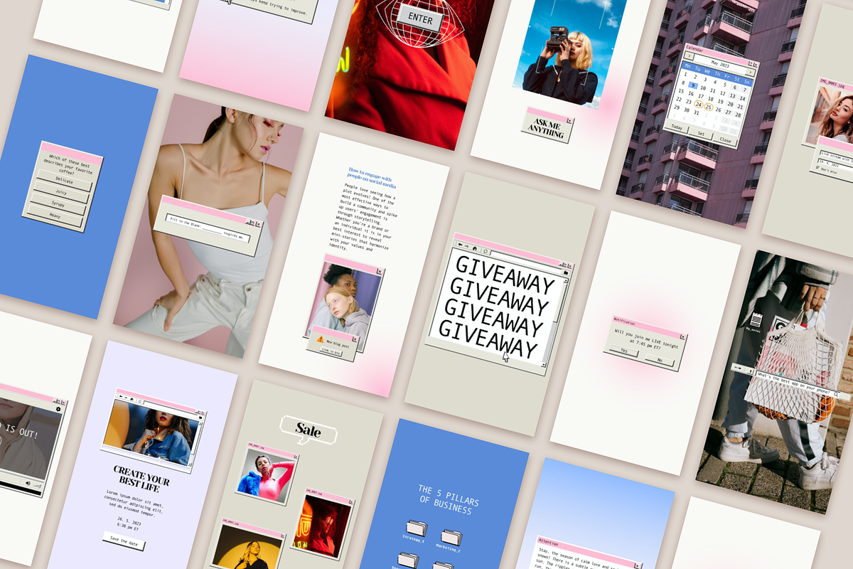 Retro Instagram Template, a Social Media Template by Bonumo (Photo 14 of 16)