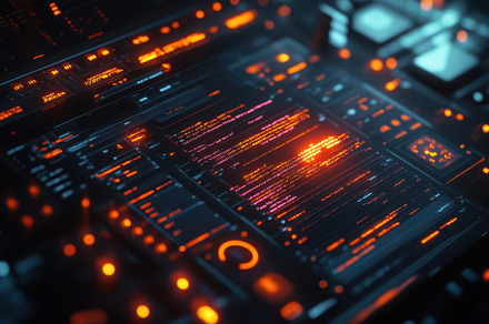 Futuristic Tech Interface Digital Co, a Background Photo by Pixeness