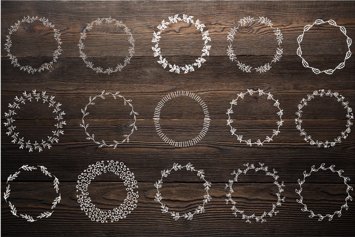 25 flourish wreaths, an Illustration by SaharaArt (Photo 2 of 3)