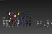Male mannequin Football pack 3D, a Characters & Person 3D Model by mrGarret (Thumbnail 16 of 17)