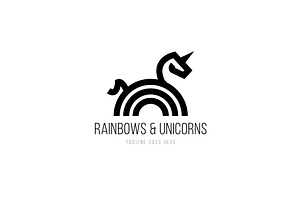 Unicorn Rainbow Logo