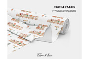 Polar train winter express pattern, a Pattern Graphic by Milatoo (Thumbnail 2 of 3)