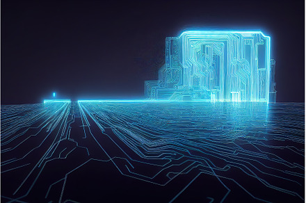 abstract motherboard and circuit, a Technology Photo by Neirfy