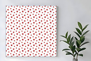 Red Stars on White Seamless Repeat, a Pattern Graphic by Sharon Schwalbe (Thumbnail 4 of 6)