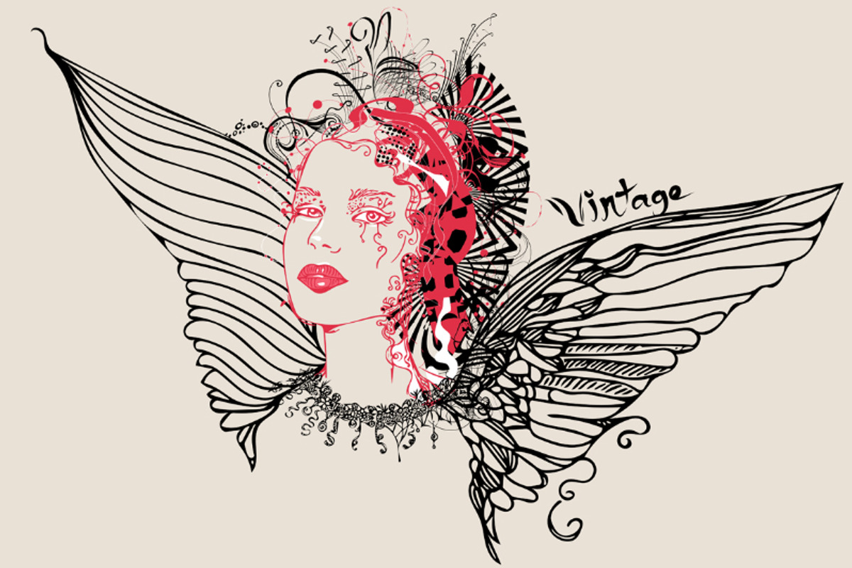 Vector Beautiful Woman, an Illustration by Irmak Akçadoğan