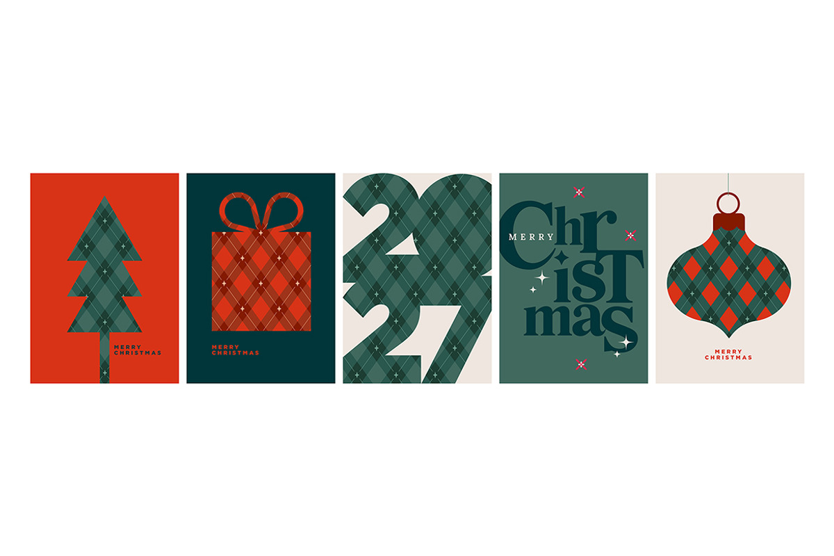 Merry Christmas and Happy New Year, a Seasonal Illustration by PureSolution (Photo 11 of 16)