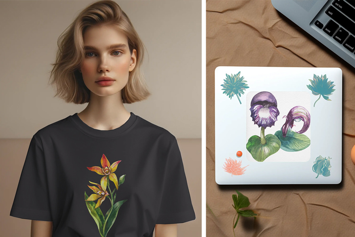 Native Orchids Flowers in  Australia, an Object Illustration by FITALARTSNEDIGI (Photo 6 of 7)