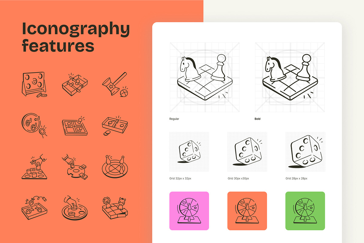 Board Game Doodle, an Outline Icon by Vectors Market (Photo 2 of 8)