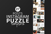 Instagram Puzzle Template Lifestyle, a Social Media Template by illycreative (Thumbnail 1 of 7)