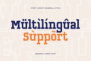 Baseball Sport - Varsity Font, a Slab Serif Font by Hamz Studio (Thumbnail 8 of 12)