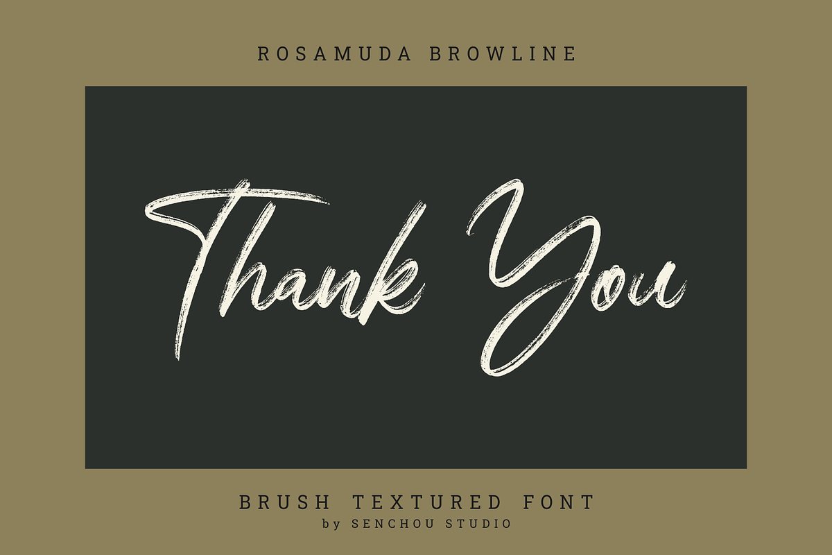 Rosamuda Browline, a Script Font by Creative Keelik (Photo 9 of 9)