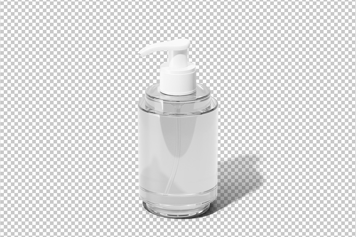 Cosmetic Pump Bottle Mockup, a Packaging Mockup by Akebareee (Photo 2 of 3)