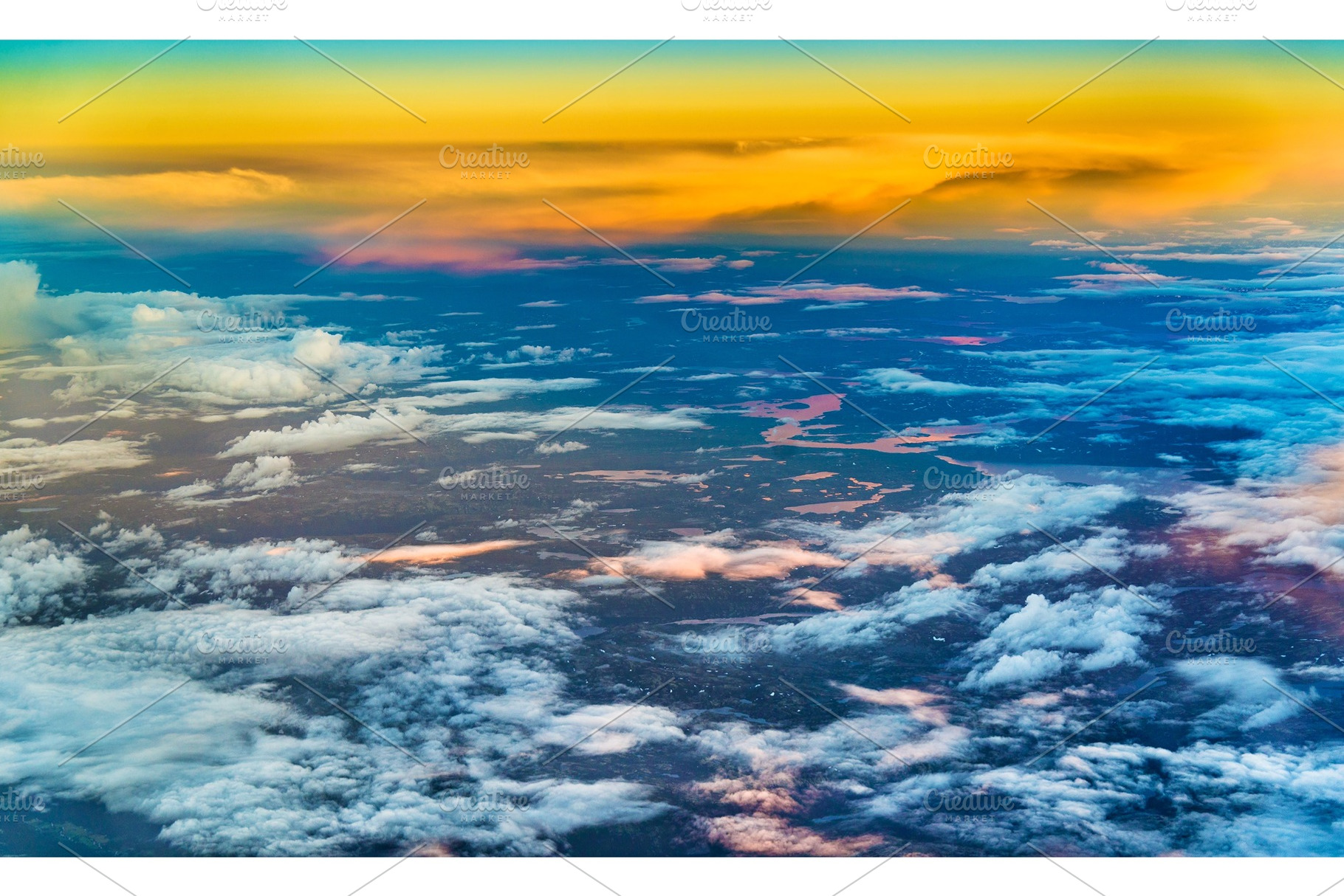 Aerial view of Eastern Norway in the evening, a Nature Photo by Leonid Andronov