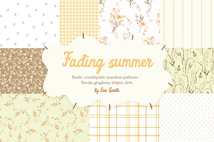Rustic Countryside Seamless Patterns, a Pattern Graphic by Eva Gentle