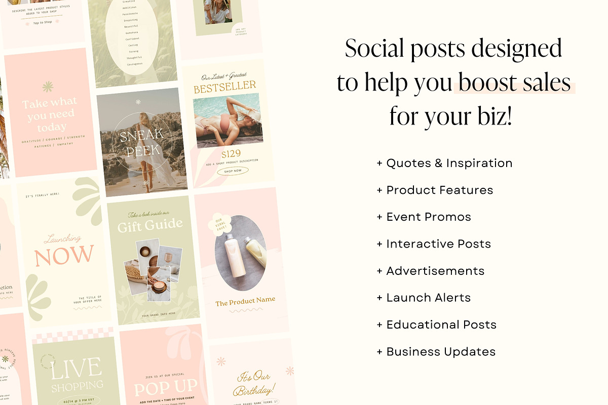E-Commerce Shop Canva Template Pack preview 7