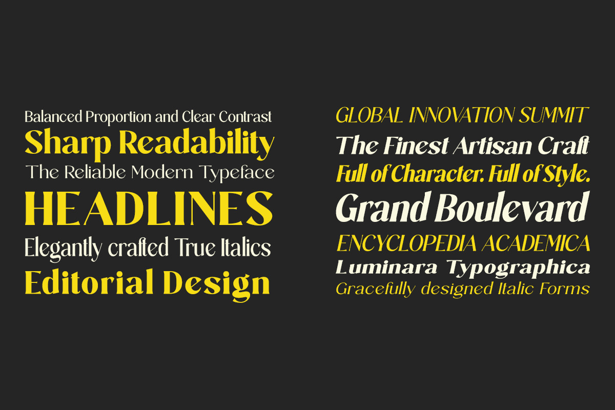 Sarghet - 54 Font Family, a Serif Font by Rotterlab Studio (Photo 4 of 10)