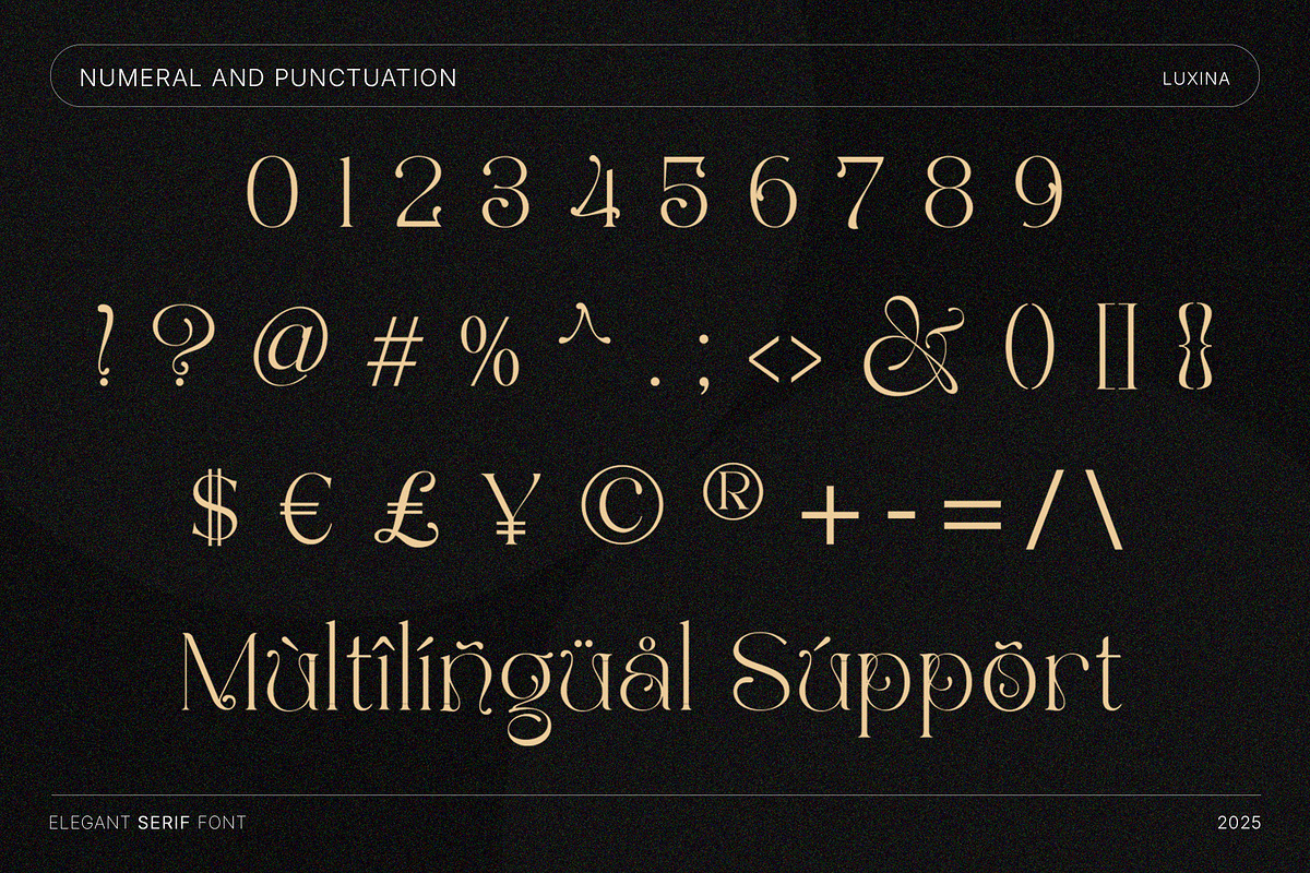Luxany - Elegant Serif Font, a Serif Font by Inviline.co (Photo 4 of 10)