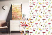 Watercolor autumn forest, a Seasonal Illustration by LeriaArt watercolor (Thumbnail 9 of 9)