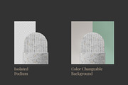5 Podium with Transparent Background, a Background Graphic by faustudio (Thumbnail 2 of 7)