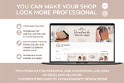 Editable ETSY shop branding kit, a Branding & Logo Template by Chakraborty Design (Thumbnail 9 of 9)