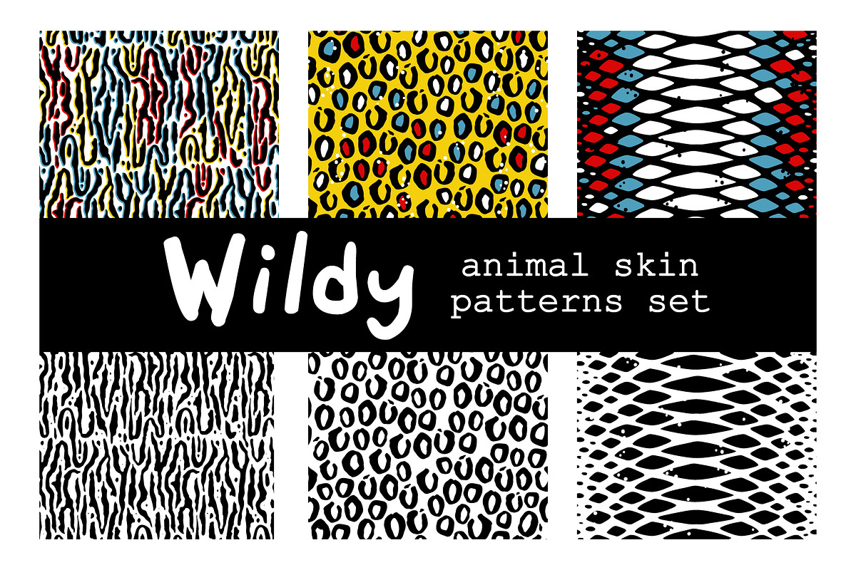 WILDY | animal skin patterns set, a Pattern Graphic by Nastya Tkachova (Photo 7 of 8)