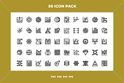 Analytics icons, an Outline Icon by Wencory (Thumbnail 1 of 2)