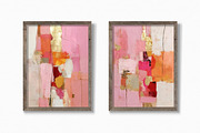 Coral and Gold Abstracts, a Decorative Illustration by rileyBgraphics (Thumbnail 3 of 7)