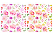 Watercolor Floral Clip Art, an Illustration by Anna Guz's Store (Thumbnail 7 of 9)