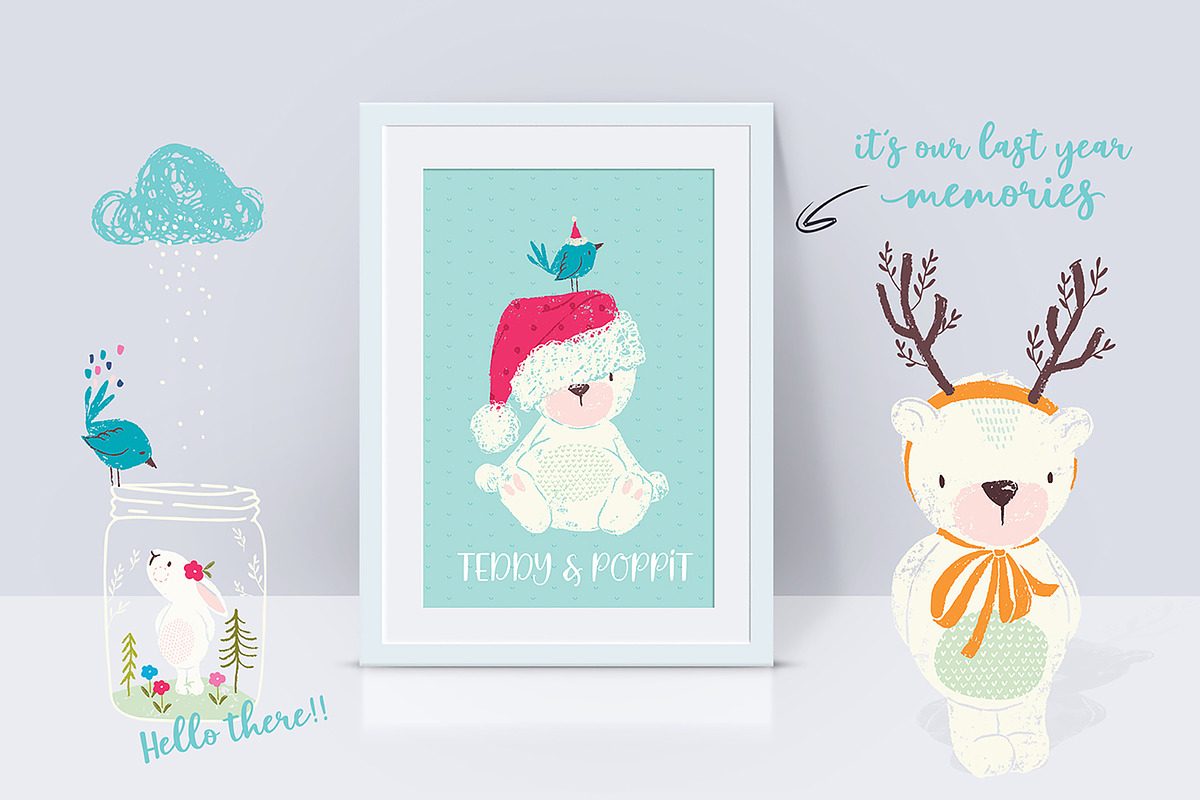 Coldays Memories TRIO Style, a Handwritten Font by Siwox Studios (Photo 6 of 8)