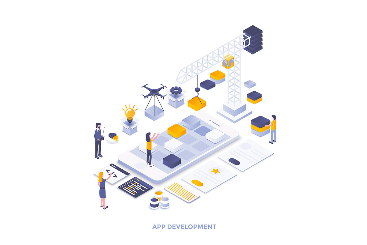 Modern isometric illustration, a Person Illustration by Creative Graphics (Photo 2 of 12)