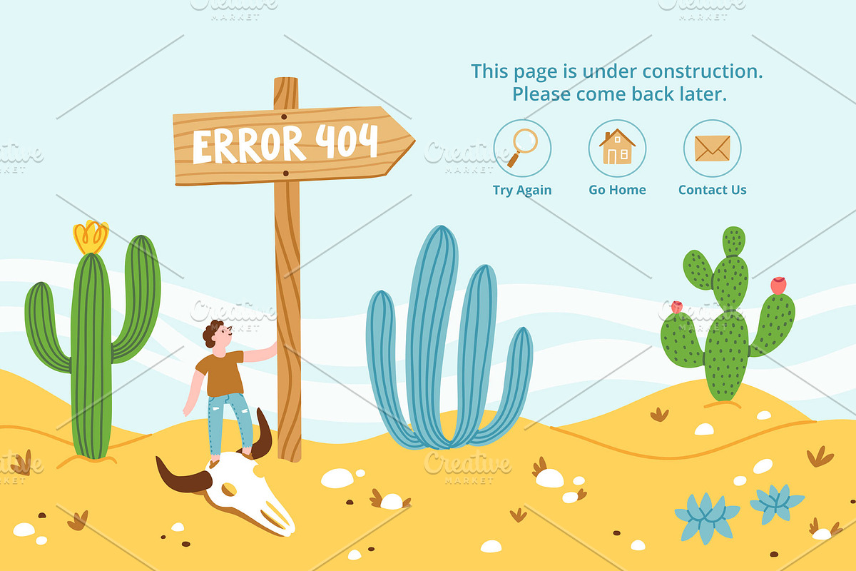 Error pages set 2, a Templates & Theme by Stolenpencil (Photo 4 of 6)