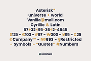 Vanilla Logo Font, a Sans Serif Font by alpercakici (Thumbnail 5 of 6)