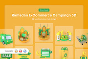 Ramadan E-Commerce 3D Campaign Icons, a Work Illustration by twinstd (Thumbnail 1 of 6)