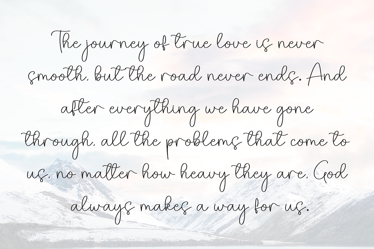 Candy | Script Font, a Handwritten Font by Scratchones (Photo 6 of 9)