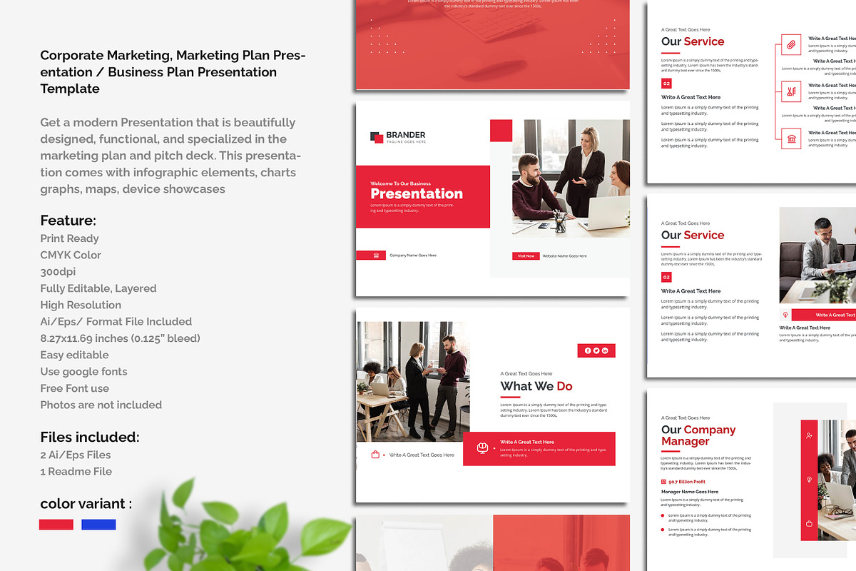 Corporate Business Presentation, a Presentation Template by creative-mint (Photo 7 of 8)