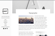 One West - Clean & Minimal WP Theme, a WordPress Template by Excellent Dynamics (Thumbnail 2 of 3)
