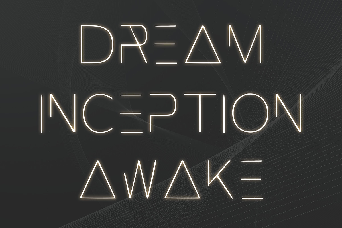 EXOPLANET - A Futuristic Typeface preview 5