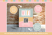 Olive Rose WiFi QR Code Sign, a Stationery Template by SunshineStudioBoutique (Thumbnail 6 of 10)