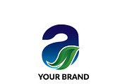 A leaf Logo, Alphabet Logo, a Logo, a Branding & Logo Template by Zans Graphic (Thumbnail 2 of 2)