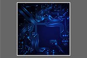 -50% Circuit boards backgrounds set, a Background Graphic by frost_newt (Thumbnail 10 of 11)