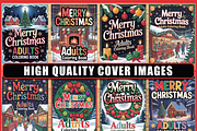 Adult Merry Christmas Coloring Pages, a Seasonal Illustration by Ink Gallery (Thumbnail 3 of 6)