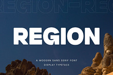 Region Modern Sans Serif Font