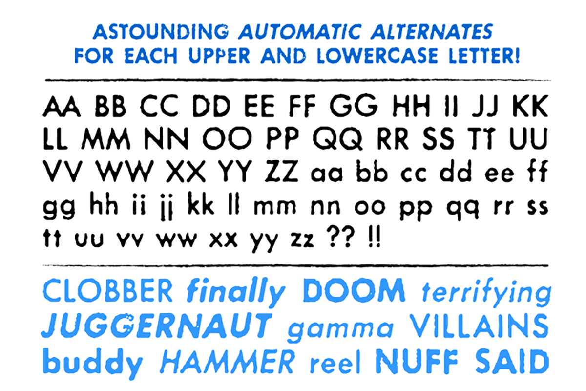 Letterhack Sans preview 4